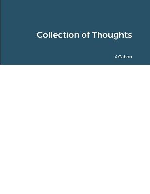 Book cover for Collection of Thoughts