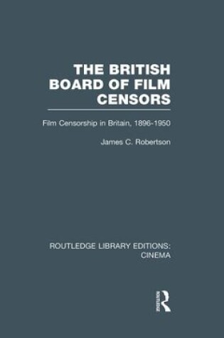 Cover of The British Board of Film Censors