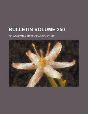 Book cover for Bulletin Volume 250