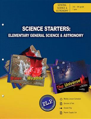 Book cover for Science Starters Elementary General Science & Astronomy Parent Lesson Planner