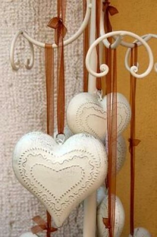 Cover of Hanging White Tin Hearts Journal