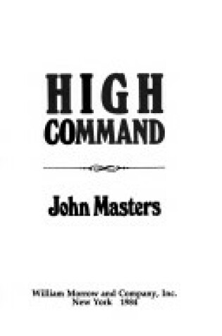 Cover of High Command