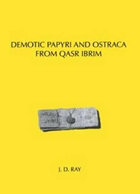 Cover of Demotic Papyri and Ostraca from Qasr Ibrim