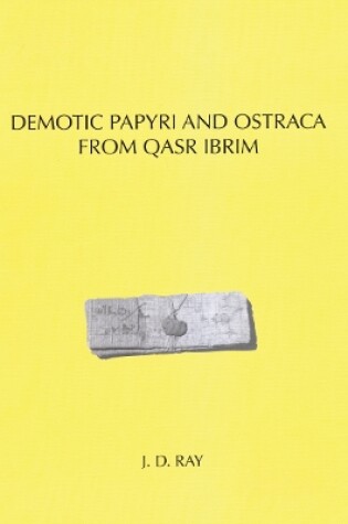 Cover of Demotic Papyri and Ostraca from Qasr Ibrim