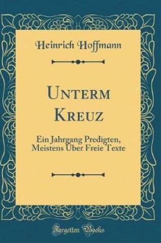 Cover of Unterm Kreuz