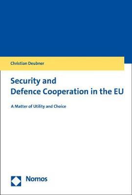 Book cover for Security and Defence Cooperation in the Eu