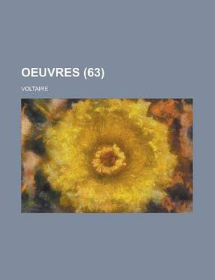 Book cover for Oeuvres (63)