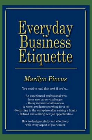 Cover of Everyday Business Etiquette