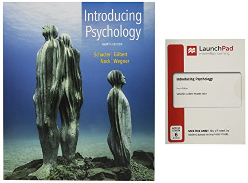 Book cover for Introducing Psychology & Launchpad for Introducing Psychology (Six Month Access)