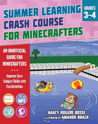 Book cover for Summer Crash Course Learning for Minecrafters: From Grades 3 to 4