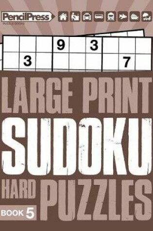 Cover of Large Print Hard Puzzles Book 5