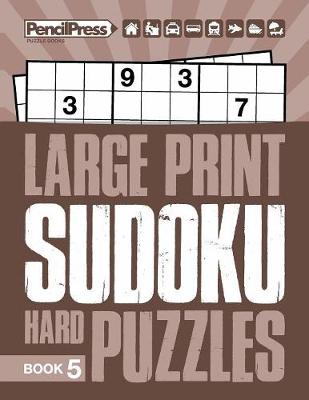 Book cover for Large Print Hard Puzzles Book 5