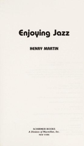 Book cover for Enjoying Jazz