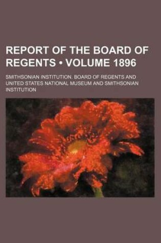 Cover of Report of the Board of Regents (Volume 1896)