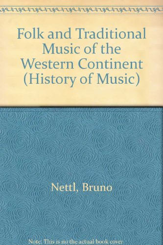 Book cover for Folk and Traditional Music of the Western Continent