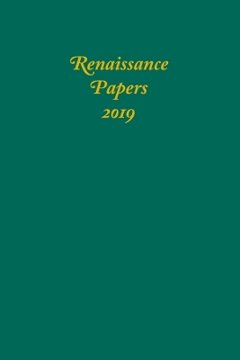 Book cover for Renaissance Papers 2019