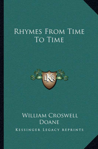 Cover of Rhymes from Time to Time Rhymes from Time to Time