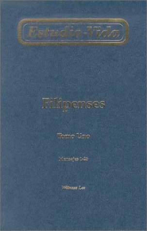 Book cover for Estudio-Vida de Filipenses