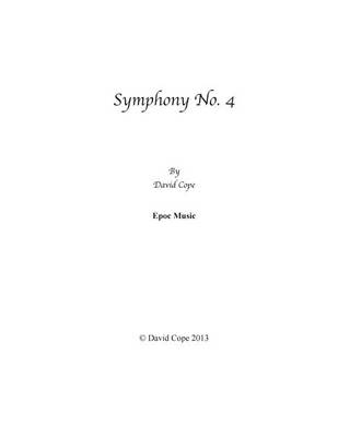 Book cover for Symphony No. 4