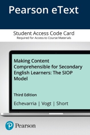 Cover of Making Content Comprehensible for Secondary English Learners