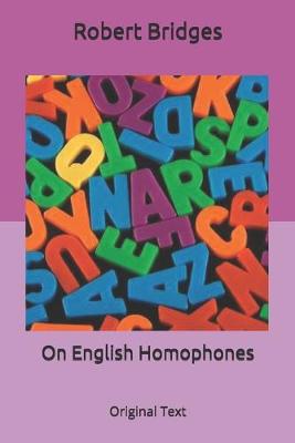 Book cover for On English Homophones