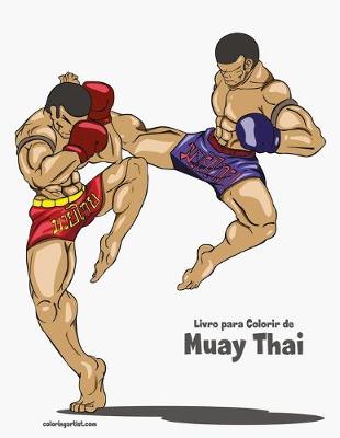 Cover of Livro para Colorir de Muay Thai