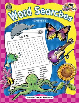 Book cover for Start to Finish: Word Searches Grd 2-3