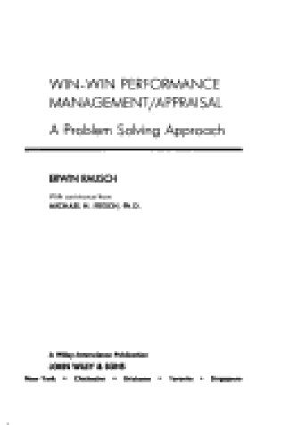 Cover of Win-win Performance Management Appraisal