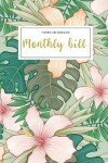 Book cover for Monthly Bill Planner and Organizer