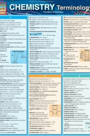 Cover of Chemistry Terminology