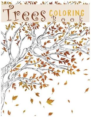 Book cover for Trees Coloring Book