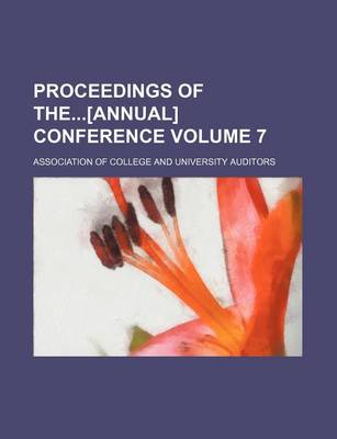 Book cover for Proceedings of The[annual] Conference Volume 7