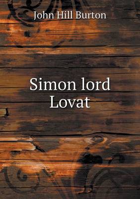 Book cover for Simon lord Lovat