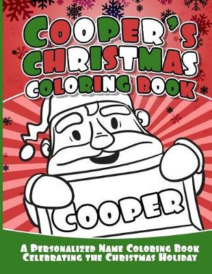 Book cover for Cooper's Christmas Coloring Book