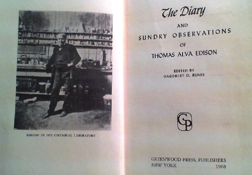 Book cover for Diary and Sundry Observations