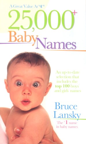 Book cover for 25, 000+ Baby Names