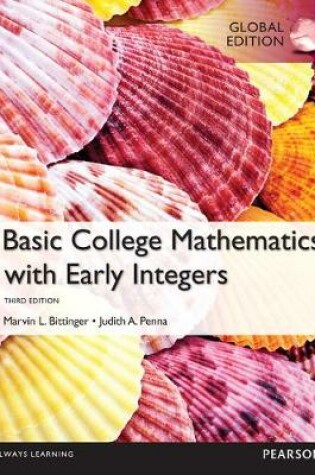 Cover of Basic College Mathematics with Early Integers with MyMathLab, Global Edition