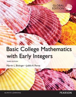 Book cover for Basic College Mathematics with Early Integers with MyMathLab, Global Edition