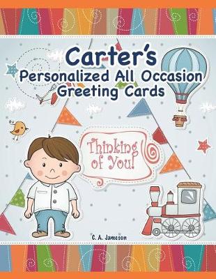 Book cover for Carter's Personalized All Occasion Greeting Cards