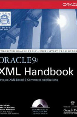 Cover of Oracle9i XML Handbook