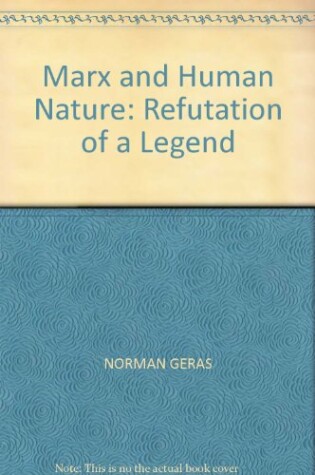 Cover of Marx and Human Nature