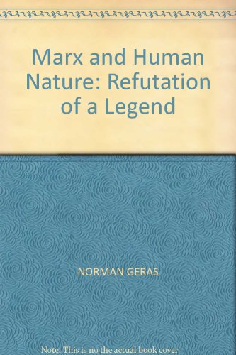 Cover of Marx and Human Nature