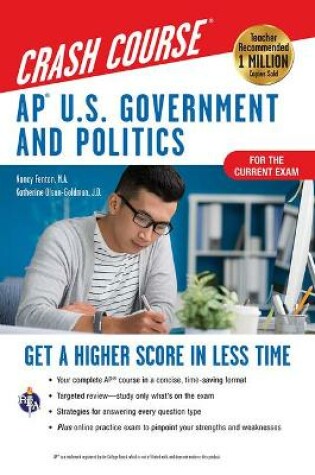 Cover of Ap(r) U.S. Government & Politics Crash Course, Book + Online