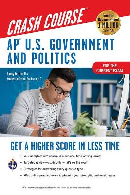 Book cover for Ap(r) U.S. Government & Politics Crash Course, Book + Online