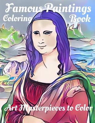 Book cover for Famous Paintings Coloring Book