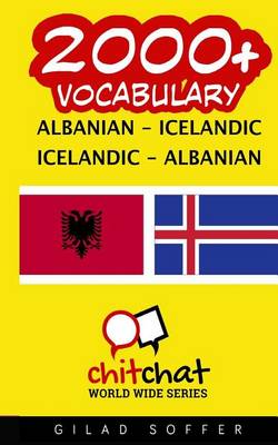 Book cover for 2000+ Albanian - Icelandic Icelandic - Albanian Vocabulary