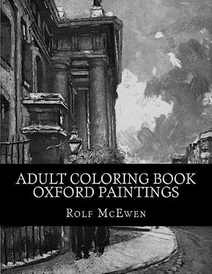 Book cover for Adult Coloring Book - Oxford Paintings