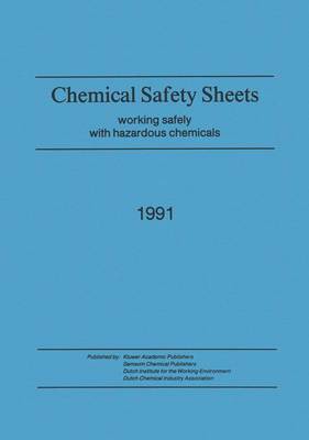 Cover of Chemical Safety Sheets