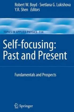 Cover of Self-Focusing, Past and Present