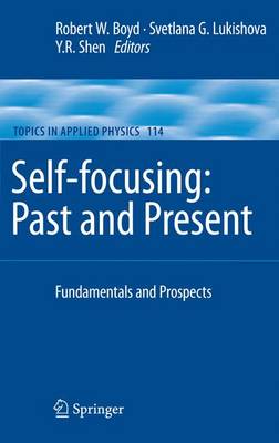 Book cover for Self-Focusing, Past and Present